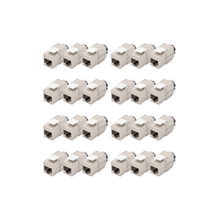Tinklo kabeliai Digitus CAT 6A Keystone module, set, 24 pcs  DN-93617-24