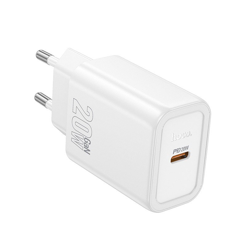 Įkroviklis Hoco N60 20W GaN USB-C baltas