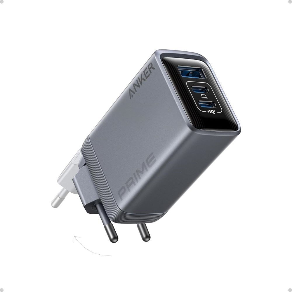Anker Prime 100W 2x USB-C 1x USB-A įkroviklis su sulankstomu kištuku
