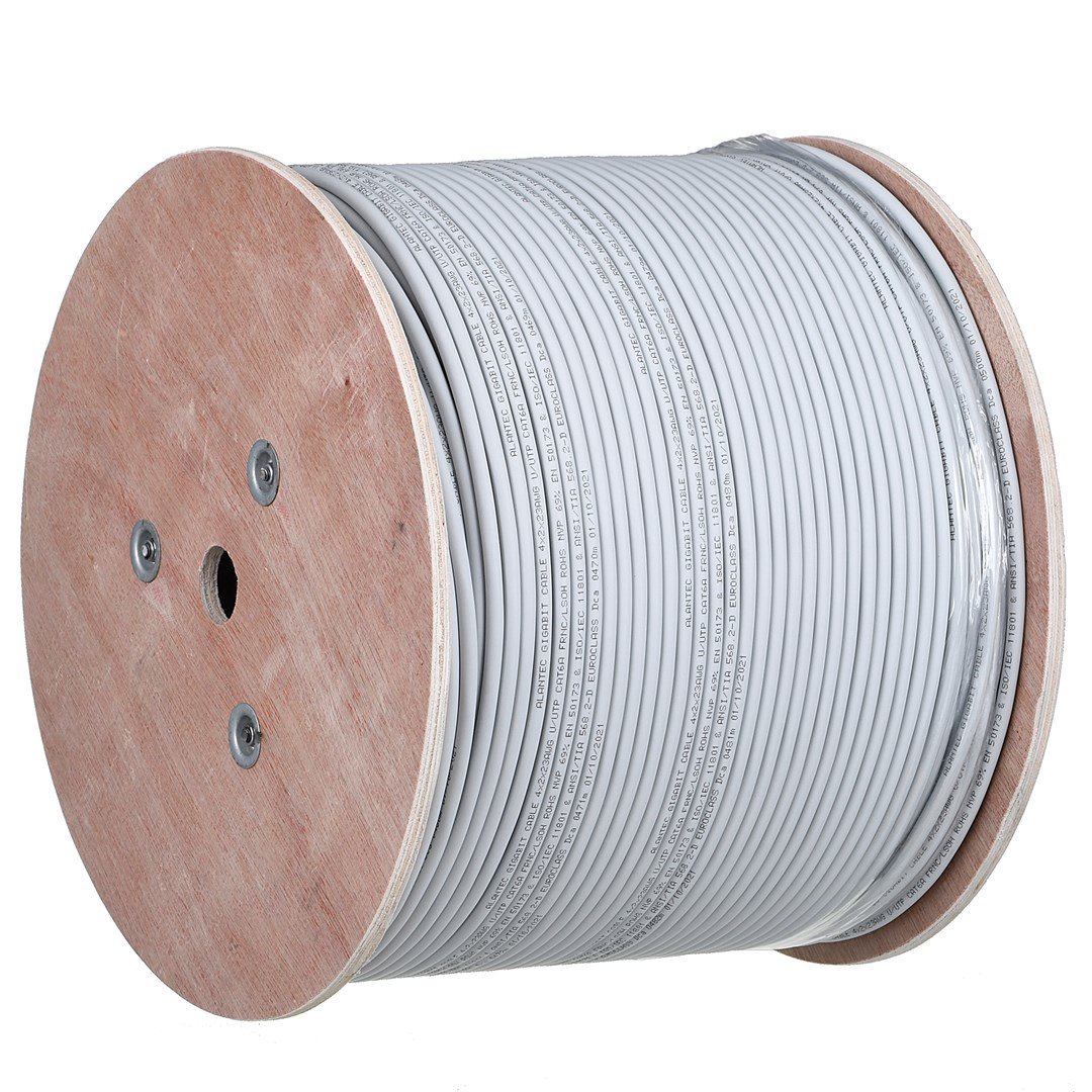 Alantec KIU6ALSOH500D tinklo kabelis 500 m Cat6 U/UTP Pilka