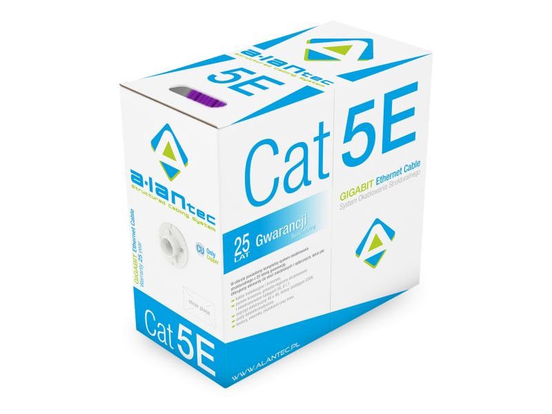 Alantec-kabel 4 PR 5e F/UTP LSOH Dca 305m fioletowy