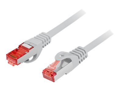 LANBERG Patchcord cat.6 FTP LSZH CU 3m grey Fluke passed