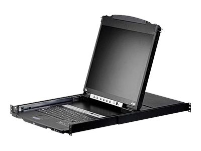 Aten 16-Port PS/2-USB VGA Dual Rail 19" LCD KVM Switch with Daisy-Chain Port and USB Peripheral Support | CL5816N