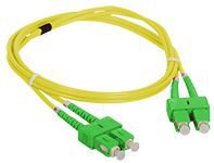 Alantec FO Patch cord SC/APC-SC/APC duplex SM 9/125 1.0m (FOC-SCASCA-9SMD-1)