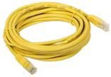 Alantec Patchcord, UTP, kt 5e, 0.5m, yellow (KCU5ŻOL0.5)