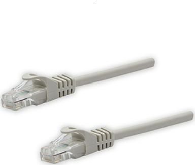 UTP patchcord, Cat.5e, RJ45 M-2m, unscreened, grey, pure copper economy