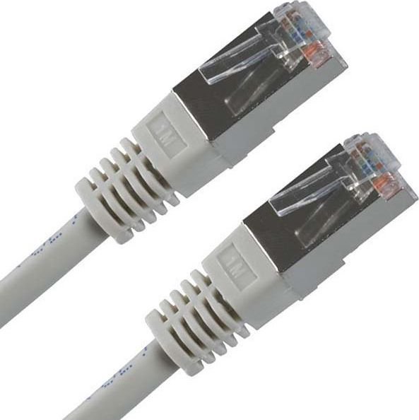 FTP patchcord, Cat.5e, RJ45 M-0.5m, protected, grey, economy