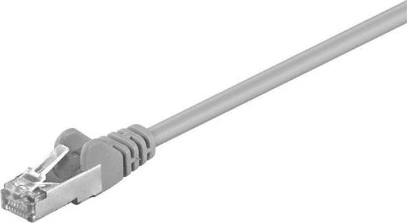 FTP patchcord, Cat.5e, RJ45 M-0.25m, protected, grey, economy