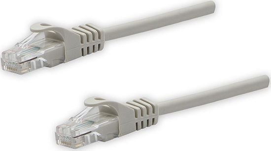 UTP patchcord, Cat.5e, RJ45 M-10m, unscreened, grey, pure copper economy
