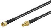 MicroConnect RP-SMA, 1m, black (51675)