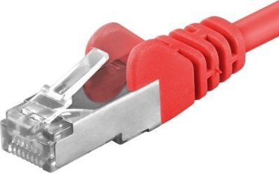 PremiumCord PREMIUMCORD Patch CAT6a S-FTP cable, RJ45-RJ45, AWG 26/7 1,5m red