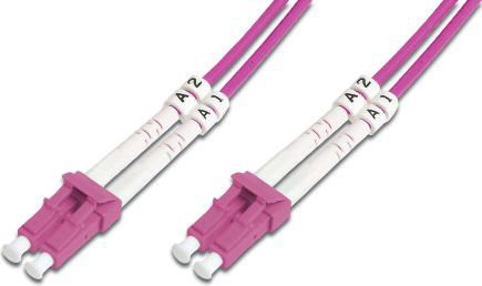 Digitus Patch cord fiber optic, multimod, OM 4, LC/LC, 5m (DK-2533-05-4)