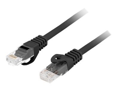 LANBERG Patchcord cat.6 UTP LSZH CU 10m black Fluke passed