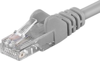 PremiumCord PREMIUMCORD Patch cable UTP RJ45-RJ45 CAT5e 1.5m grey