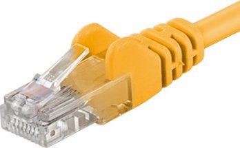 PremiumCord PremiumCord Patch cable UTP RJ45-RJ45 CAT6 0.5m žlutá