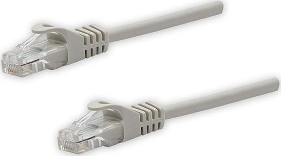 UTP patchcord, Cat.5e, RJ45 M-5m, unscreened, grey, pure copper economy