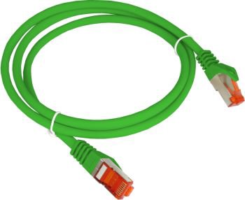 Alantec Patch-cord S/FTP cat.6A LSOH 0.5m green ALANTEC