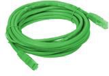 Alantec Patchcord UTP cat 5e 0.5m green - KKU5ZIE0.5