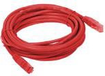 Alantec Patchcord UTP cat 5e 3.0m red - KKU5CZ3.0