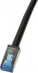 LogiLink Patchcord Logilink Cq7033s Cat.6a S/ftp Pvc+pe 1m Black