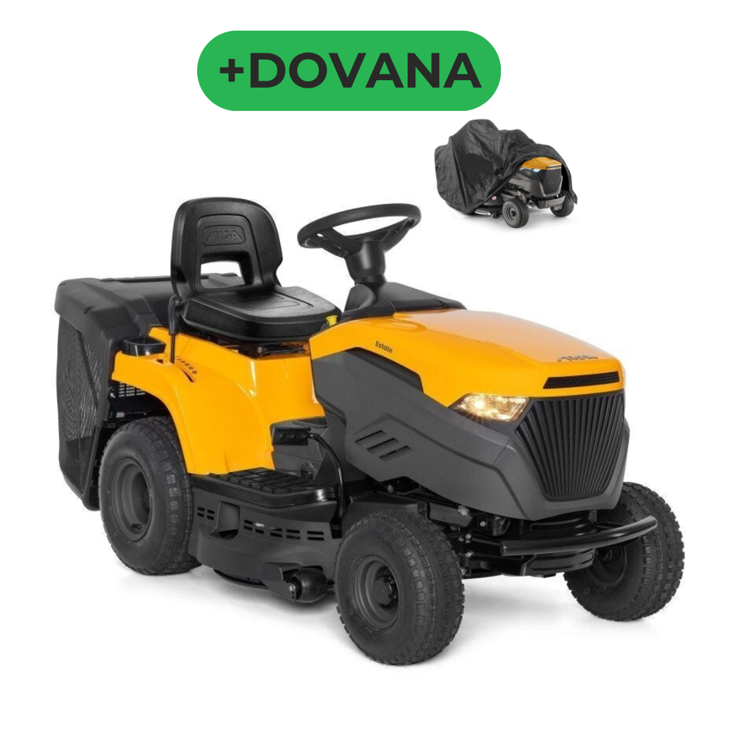 Sodo traktorius su surinktuvu Stiga Estate 384 M + DOVANA
