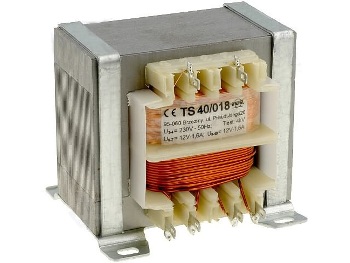Transformatorius 230V/12V 3.3A su tvirtinimu INDEL