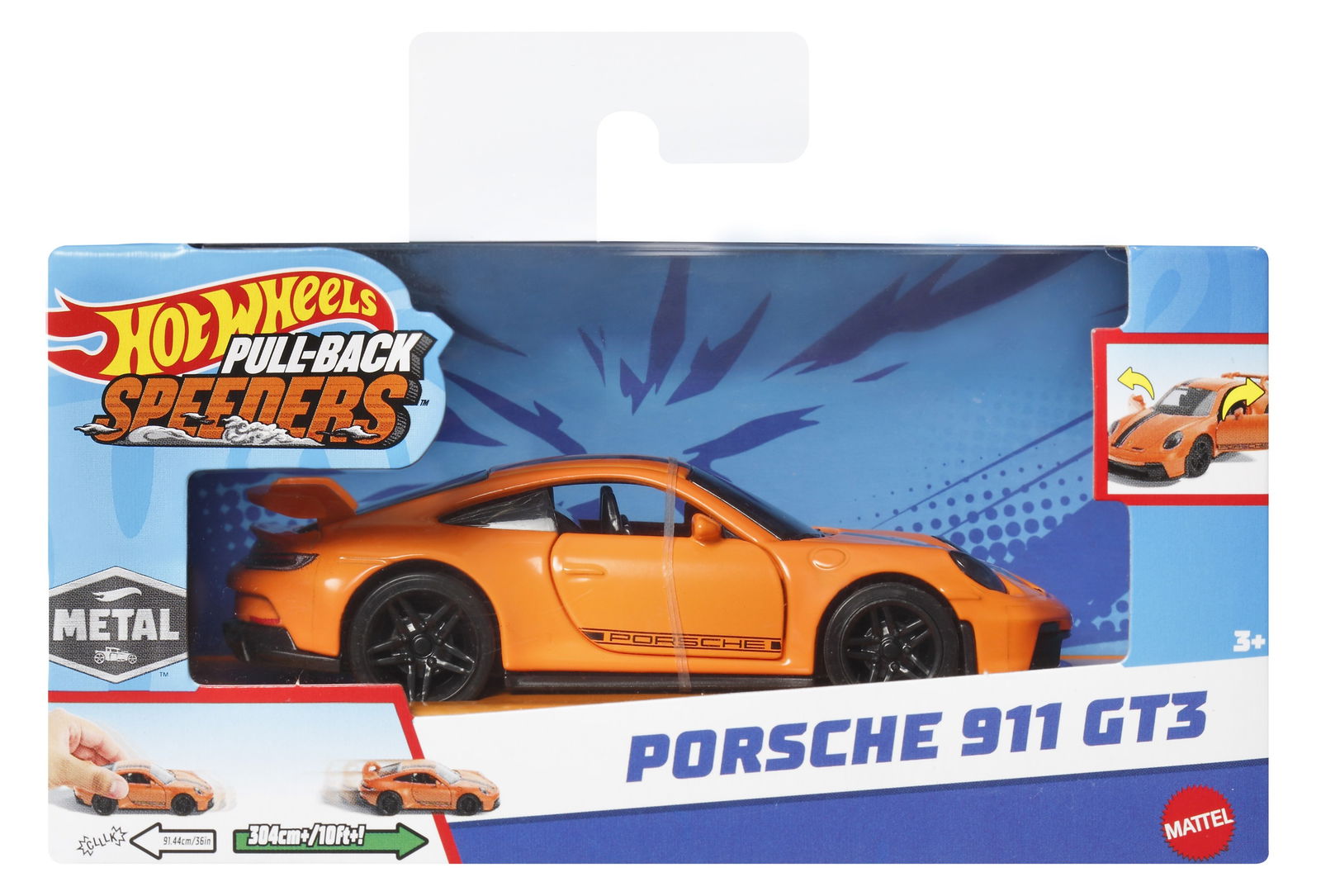 „Hot Wheels“ automodeliukas „Patrauk ir važiuok“, įvairių dizainų