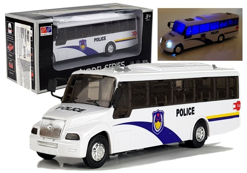 MODERL SERIES policijos autobusas, baltas