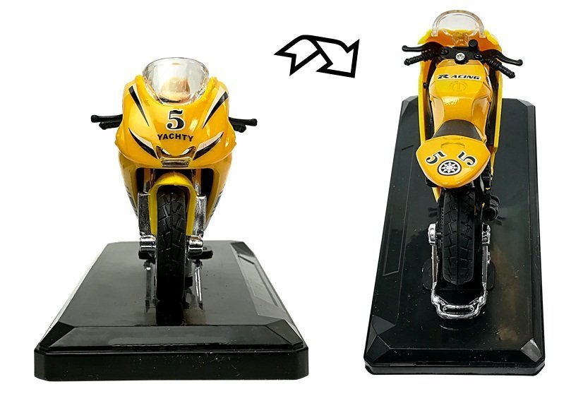 Sportinis motociklas su garsais 1:18