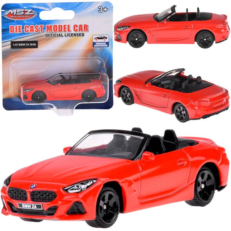 Metalinė licencijuota BMW Z4 M40i mašinėlė