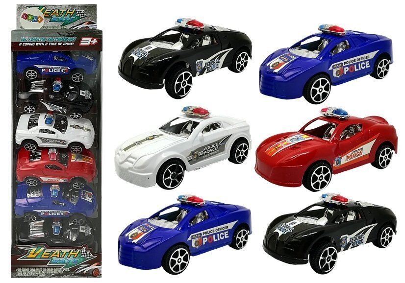 Mažų automobilių rinkinys "Policija"