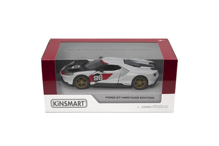 KINSMART Automobilis 2017 FORD GT (Heritage Edition), 1:38