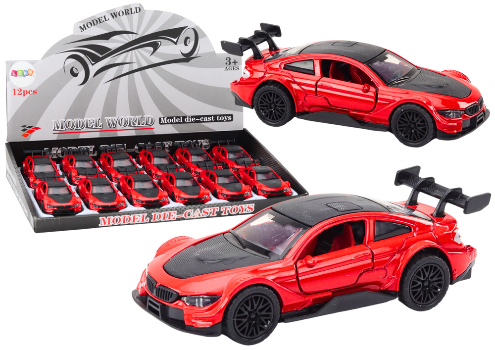 Sportinis automobilis - tamsiai raudonas, 1 vnt.