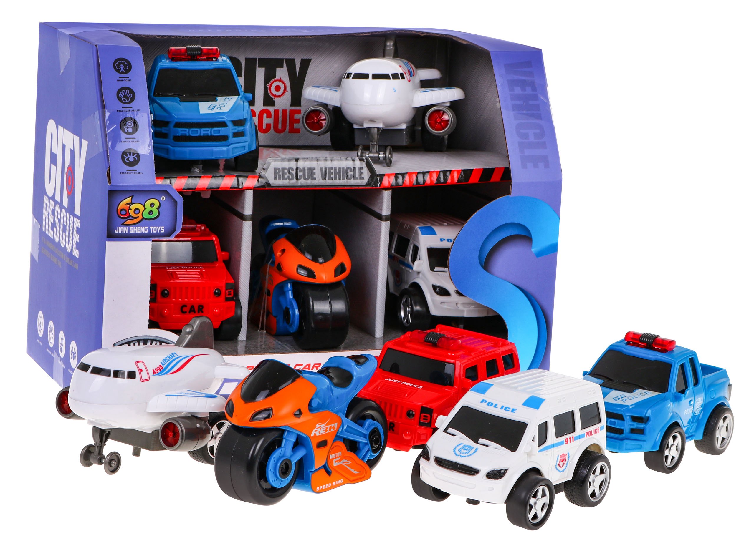 Žaislinių automobilių rinkinys
