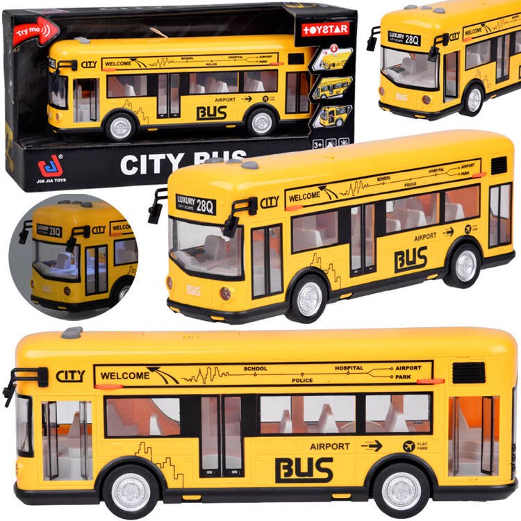 Autobusas su garsais ir šviesomis
