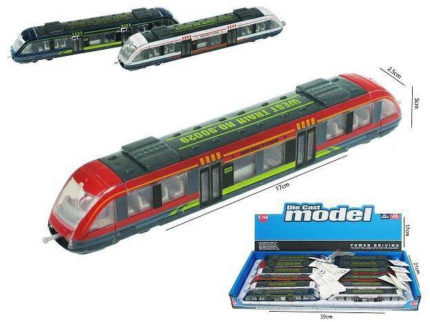Žaislinis metro vagonas, 17 cm