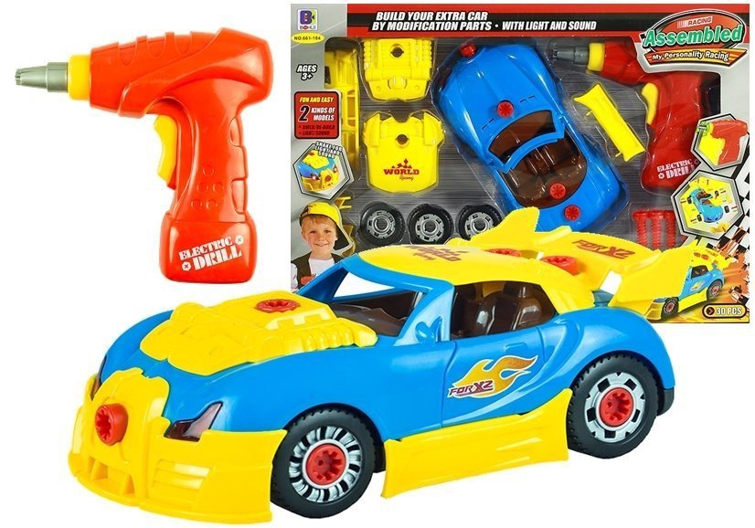 Pasidaryk pats rinkinys - automobilis su grąžtu