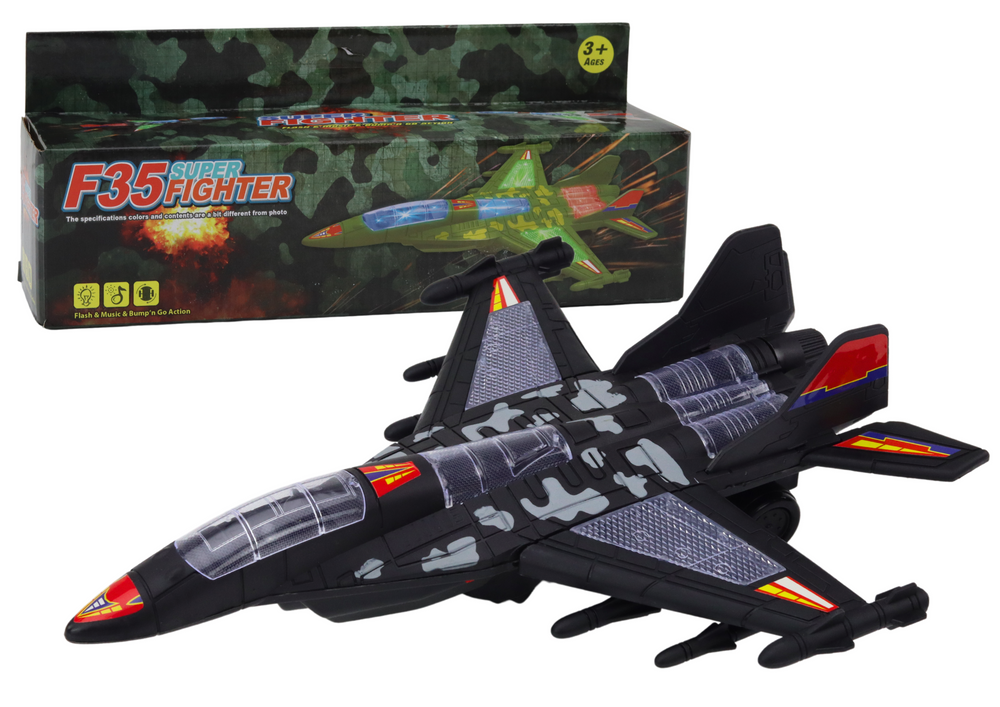 F35 karinis naikintuvas,  juodas