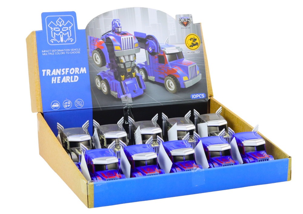 Transformuojamas robotas-sunkvežimis 2 spalvų