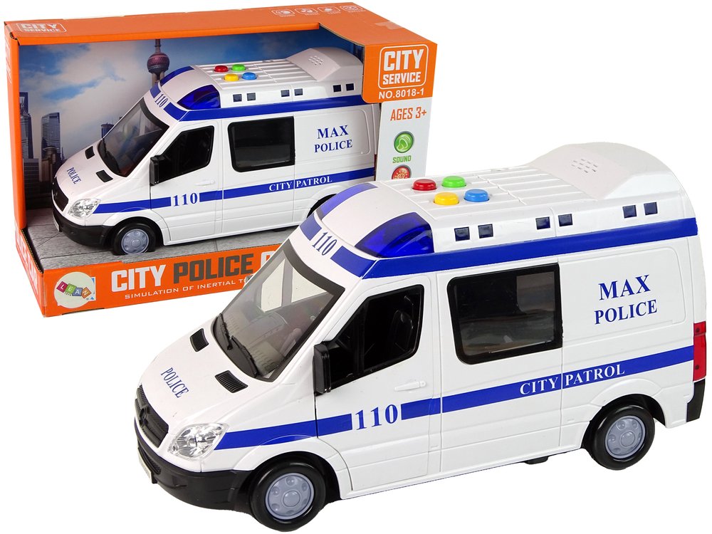 Interaktyvus policijos automobilis
