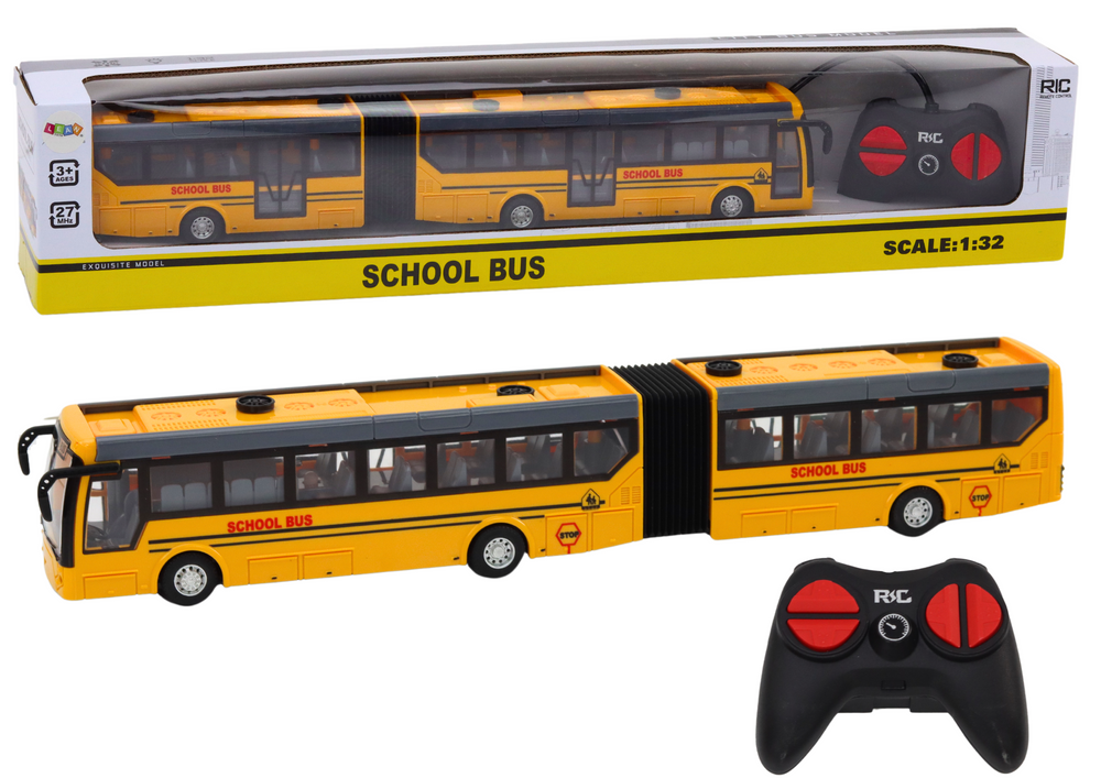 Nuotoliniu būdu valdomas šarnyrinis rc autobusas