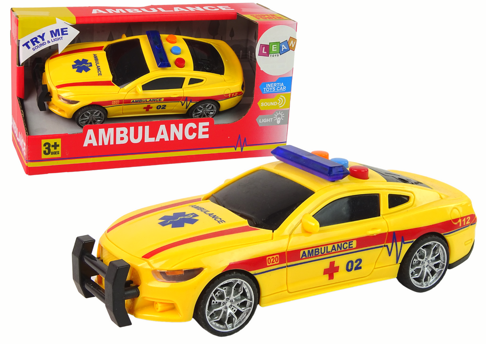AMBULANCE sportinio tipo greitosios pagalbos automobilis