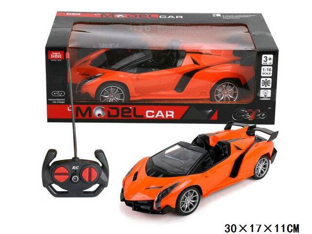 RC automobilis, oranžinis