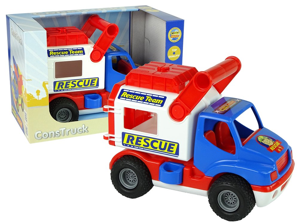 Gelbėjimo automobilis Construck, mėlynai baltas