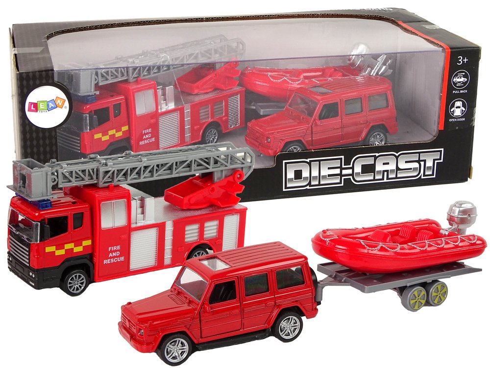 JEEP ugniagesių gelbėtojų transporto priemonių rinkinys