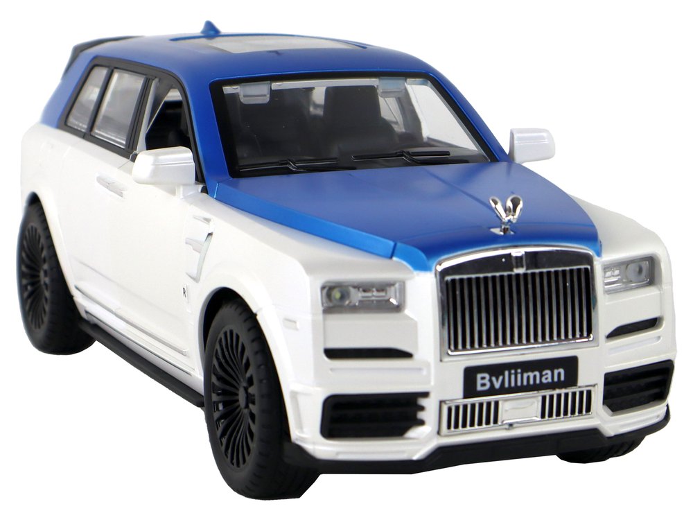 Nuotoliniu būdu valdomas automobilis, 1:20, baltas-mėlynas