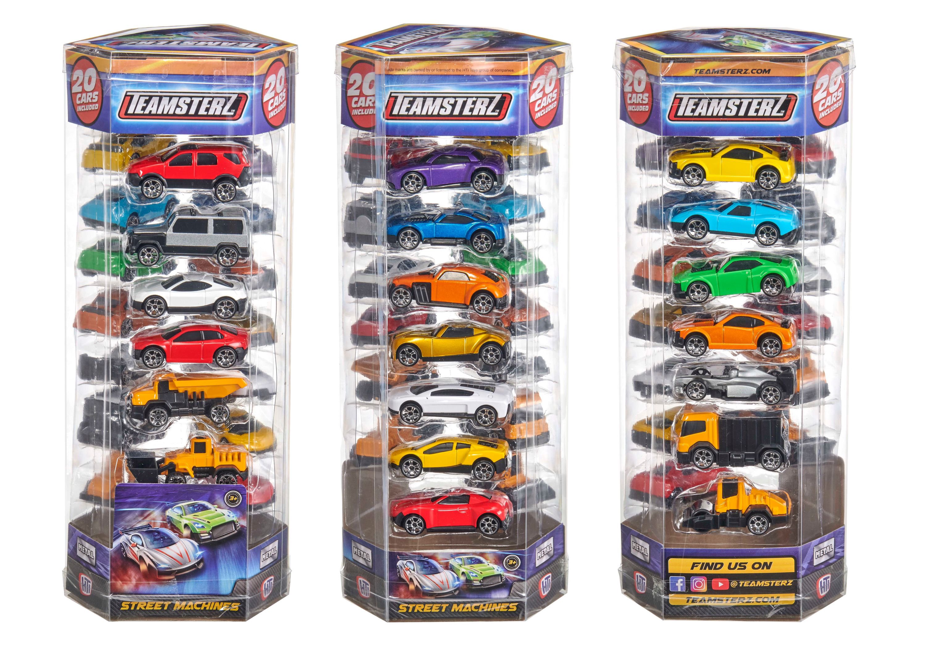 TEAMSTERZ Gatvės automobilių rinkinys, 7 CM, 20 vnt.