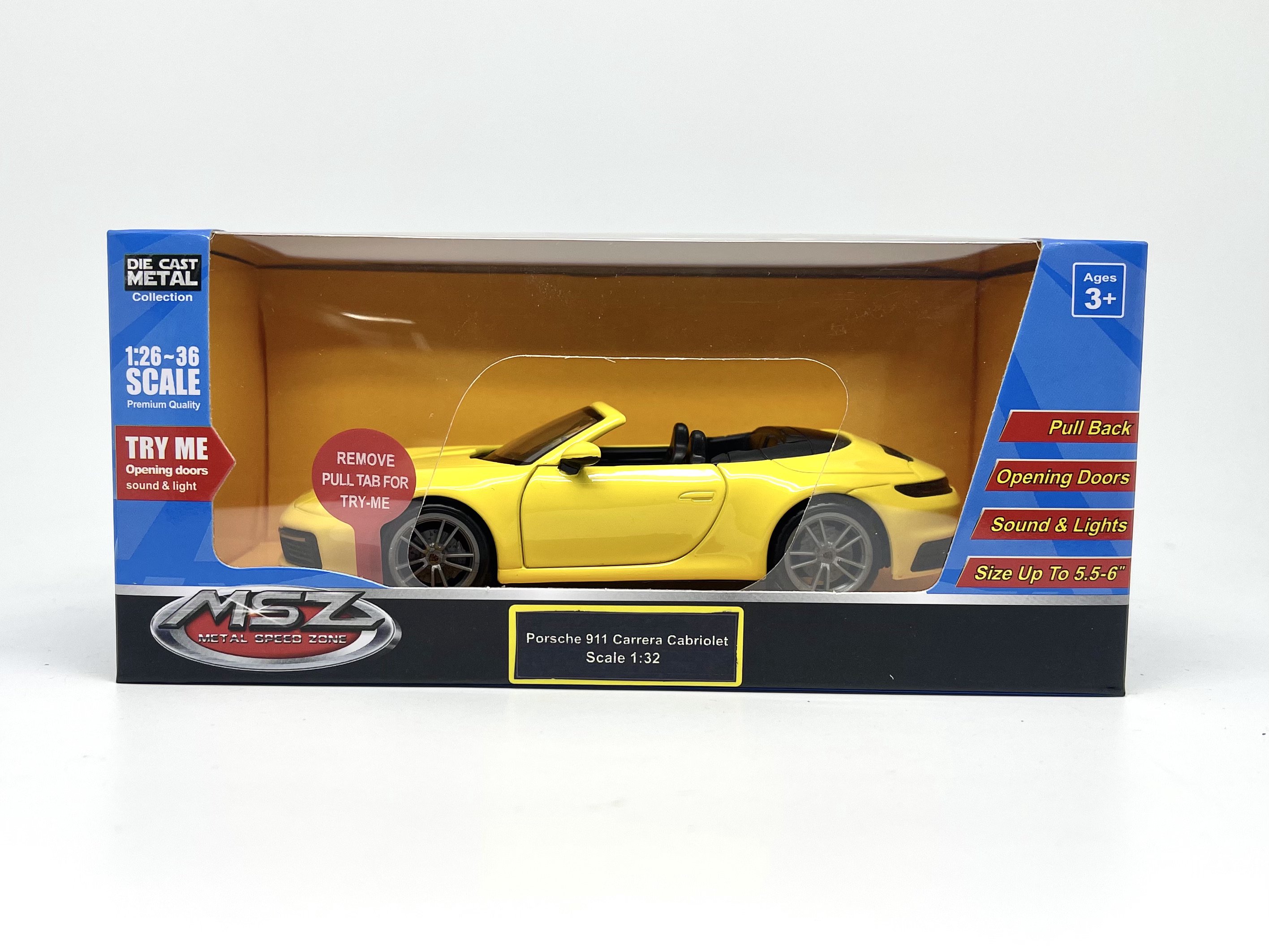 MSZ Automobilis Porsche 911 Carrera Cabriolet, 1:32