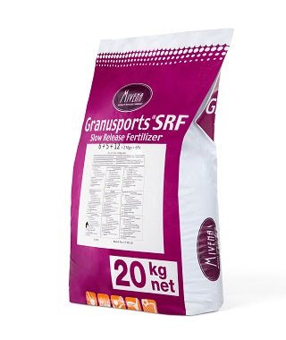 Efektyvios trąšos vejai su geležimi  nuo samanų Granusports® SRF6+5+12+6F (20 kg)