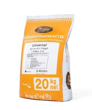 Ilgai veikiančios NPK trąšos su magniu ir geležimi CRF Universal 22+5+9+2MgO+1F 20 kg.